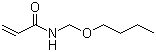 N-(Butoxymethyl)acrylamide molecular structure (CAS 1852-16-0)