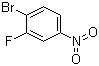 structure of CAS# 185331-69-5, 1-Bromo-2-fluoro-4-nitrobenzene;4-Bromo-3-fluoronitrobenzene; 3-Fluoro-4-bromonitrobenzene