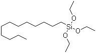 structure of CAS# 18536-91-9, Dodecyltriethoxysilane;n-Dodecyltriethoxysilane
