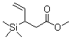 structure of CAS# 185411-12-5, 3-(Trimethylsilyl)-4-pentenoic acid methyl ester