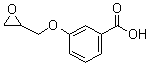 结构式 CAS# 185522-04-7, 3-(环氧乙烷基甲氧基)苯甲酸