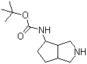 结构式 CAS# 185693-12-3, (八氢环戊烷并[c]吡咯-4-基)氨基甲酸叔丁酯