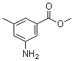 结构式 CAS# 18595-15-8, 3-氨基-5-甲基苯甲酸甲酯