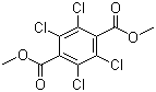structure of CAS# 1861-32-1, Dacthal;DCPA; Chlorthal-dimethyl; Dimethyl 2,3,5,6-tetrachlorobenzene-1,4-dicarboxylate