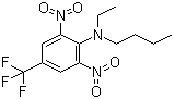 structure of CAS# 1861-40-1, Benfluralin;N-Butyl-N-ethyl-2,6-dinitro-4-(trifluoromethyl)aniline