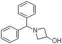 结构式 CAS# 18621-17-5, N-二苯甲基氮杂环丁烷-3-醇; 1-(二苯甲基)-3-羟基氮杂环丁烷