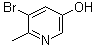 结构式 CAS# 186593-45-3, 3-溴-5-羟基-2-甲基吡啶