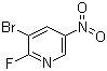 结构式 CAS# 1868-58-2, 2-氟-3-溴-5-硝基吡啶