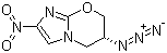 (6S)-6-Azido-6,7-dihydro-2-nitro-5H-imidazo[2,1-b][1,3]oxazine molecular structure (CAS 187235-64-9)