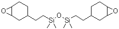 structure of CAS# 18724-32-8, 1,1,3,3-Tetramethyl-1,3-bis[2-(7-oxabicyclo[4.1.0]hept-3-yl)ethyl]disiloxane;1,3-Bis[2-(7-oxabicyclo[4.1.0]hept-3-yl)ethyl]tetramethyldisiloxane; 1,3-Di[2-(3,4-epoxycyclohexyl)ethyl]-1,1,3,3-tetramethyldisiloxane; Bis[2-(3,4-epoxycyclohexyl)ethyl]tetramethyldisiloxane; Diepoxycyclohexanethyl-1,1,3,3-tetramethyldisiloxane