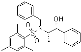 结构式 CAS# 187324-63-6, (1R,2S)-2-(N-苄基-N-均三甲基苯磺酰基)氨基-1-苯基-1-丙醇