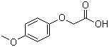 4-Methoxyphenoxyacetic acid molecular structure (CAS 1877-75-4)