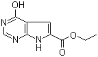 4-羟基-7H-吡咯并[2,3-d]嘧啶-6-甲酸乙酯分子结构 (CAS 187724-99-8)