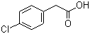 结构式 CAS# 1878-66-6, 对氯苯乙酸; 4-氯苯乙酸