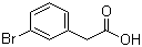 3-Bromophenylacetic acid molecular structure (CAS 1878-67-7)