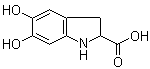5,6-Dihydroxy-2-indolinecarboxylic acid molecular structure (CAS 18791-20-3)