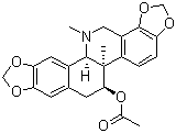 Corynoline acetate molecular structure (CAS 18797-80-3)