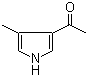 结构式 CAS# 18818-30-9, 1-(4-甲基-1H-吡咯-3-基)乙酮