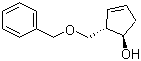 structure of CAS# 188399-48-6, (1R,2S)-2-[(Phenylmethoxy)methyl]-3-cyclopenten-1-ol;(1R-trans)-2-[(Phenylmethoxy)methyl]-3-cyclopenten-1-ol