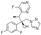 结构式 CAS# 188416-29-7, 伏立康唑