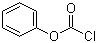 structure of CAS# 1885-14-9, Phenyl chloroformate;Carbonochloridic acid phenyl ester
