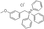 structure of CAS# 18880-05-2, 3-Methoxybenzyltriphenylphosphonium chloride;[(3-Methoxyphenyl)methyl]triphenylphosphonium chloride