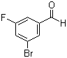 结构式 CAS# 188813-02-7, 3-溴-5-氟苯甲醛