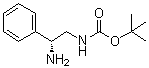 1,1-Dimethylethyl ((2R)-2-amino-2-phenylethyl)carbamate molecular structure (CAS 188875-37-8)