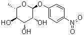 structure of CAS# 18918-31-5, p-Nitrophenyl alpha-L-rhamnopyranoside;p-Nitrophenyl alpha-L-rhamnoside
