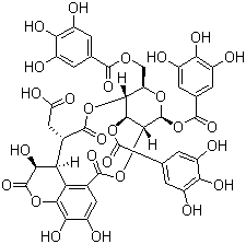 Chebulinic acid molecular structure (CAS 18942-26-2)