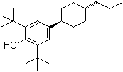 trans-2,6-Bis(tert-butyl)-4-(4-propylcyclohexyl)phenol molecular structure (CAS 189696-30-8)