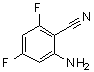 2-Amino-4,6-difluorobenzonitrile molecular structure (CAS 190011-84-8)