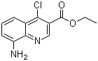 8-Amino-4-chloro-3-quinolinecarboxylic acid ethyl ester molecular structure (CAS 190137-84-9)