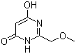 2-Methoxymethylpyrimidine-4,6-diol molecular structure (CAS 1903-90-8)