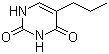 5-丙基尿嘧啶分子结构 (CAS 19030-75-2)