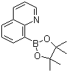 结构式 CAS# 190788-62-6, 喹啉-8-硼酸频哪醇酯