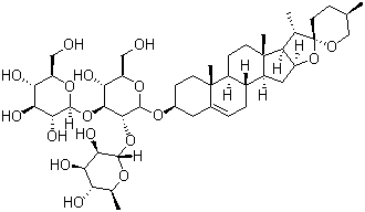 Gracillin molecular structure (CAS 19083-00-2)