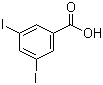结构式 CAS# 19094-48-5, 3,5-二碘苯甲酸