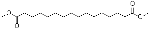 structure of CAS# 19102-90-0, Dimethyl hexadecanedioate;1,14-Tetradecanedicarboxylic acid dimethyl ester