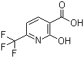 structure of CAS# 191595-63-8, 2-Hydroxy-6-(trifluoromethyl)nicotinic acid