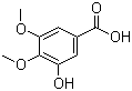 3,4-二甲氧基-5-羟基苯甲酸分子结构 (CAS 1916-08-1)