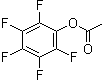 structure of CAS# 19220-93-0, Pentafluorophenyl acetate;NSC 168737