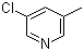 3-Chloro-5-methylpyridine molecular structure (CAS 19230-55-8)