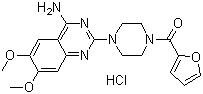盐酸哌唑嗪分子结构 (CAS 19237-84-4)