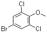 结构式 CAS# 19240-91-6, 4-溴-2,6-二氯苯甲醚