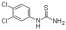 structure of CAS# 19250-09-0, (3,4-Dichlorophenyl)thiourea;Amino[(3,4-dichlorophenyl)amino]methane-1-thione; N-(3,4-Dichlorophenyl)thiourea