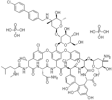 奥利万星二磷酸盐分子结构 (CAS 192564-14-0)