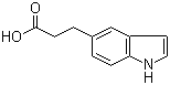 结构式 CAS# 192717-19-4, 1H-吲哚-5-丙酸