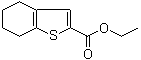 4,5,6,7-Tetrahydrobenzo[b]thiophene-2-carboxylic acid ethyl ester molecular structure (CAS 19282-45-2)
