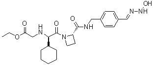 结构式 CAS# 192939-46-1, 希美加群